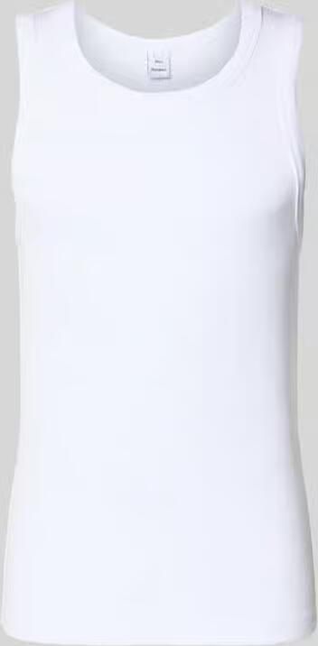 WON HUNDRED Slim fit top met ronde hals
