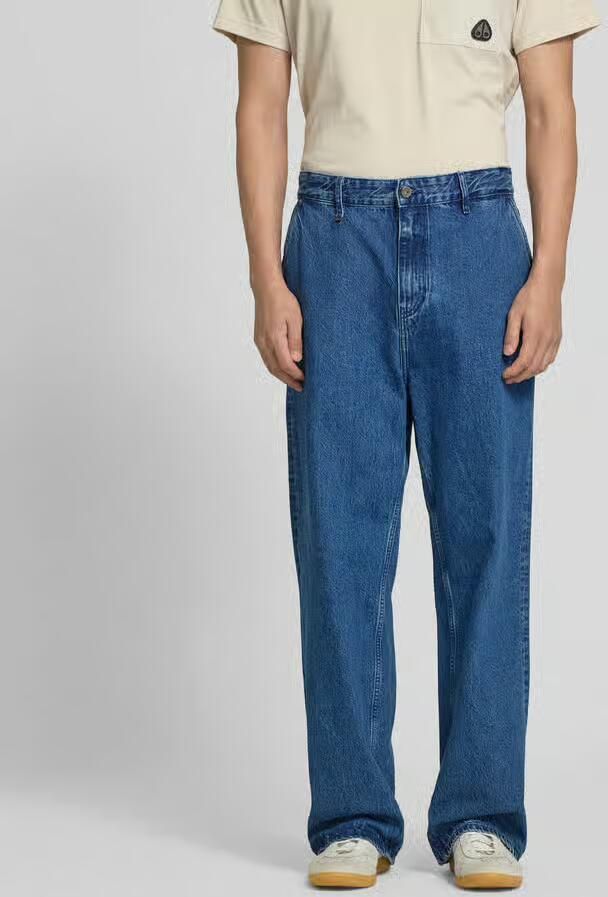 WON HUNDRED straight fit jeans met logodetail - Foto 2