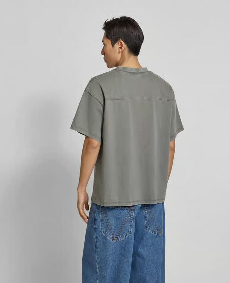 WON HUNDRED T-shirt met labelstitching - Foto 3