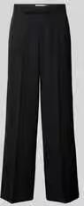 WON HUNDRED wide fit linnen broek met achterzakken