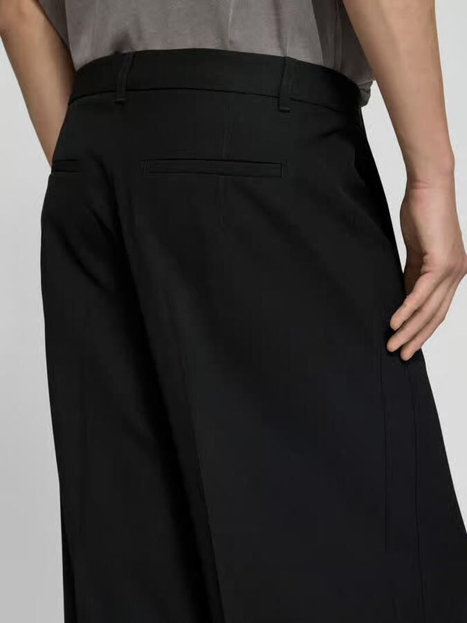 WON HUNDRED wide fit linnen broek met achterzakken