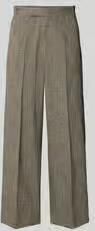 WON HUNDRED wide fit stoffen broek van viscosemix
