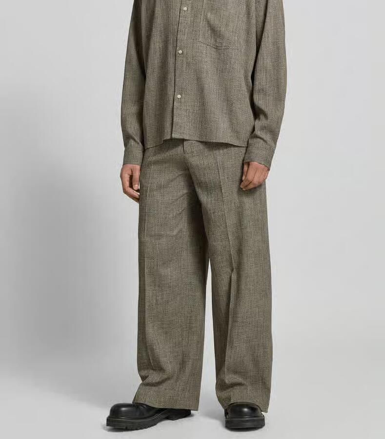 WON HUNDRED wide fit stoffen broek van viscosemix - Foto 3