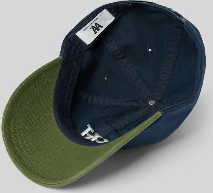 Wood Baseballpet met labelstitching - Foto 2