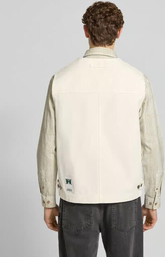 Wood Bodywarmer met tweewegrits model 'Bow' - Foto 2