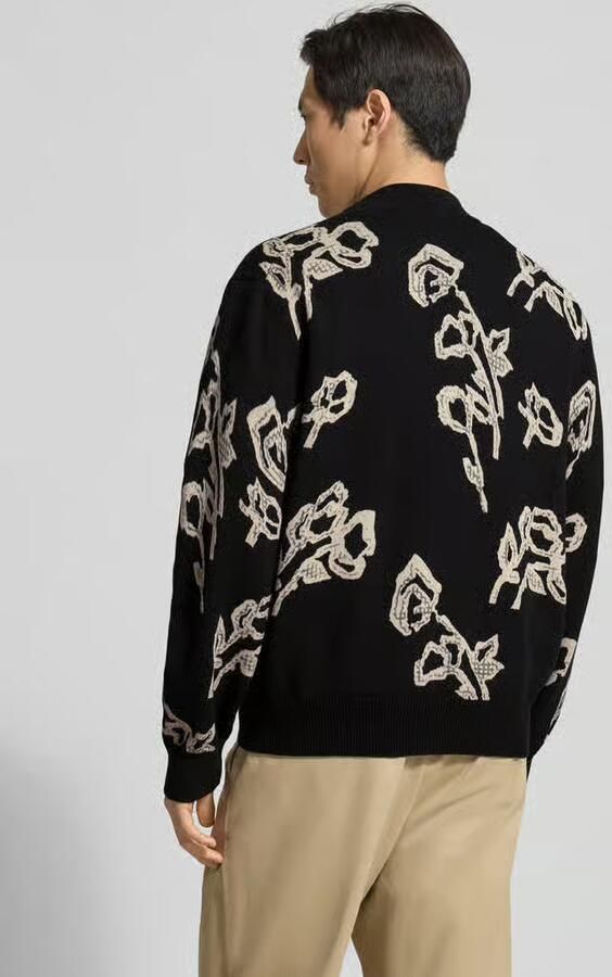 Wood Cardigan in all-overlook model 'Leif' - Foto 3