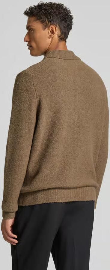 Wood Cardigan met tweewegsritssluiting model 'Andy'