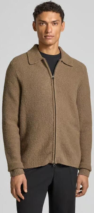 Wood Cardigan met tweewegsritssluiting model 'Andy' - Foto 2