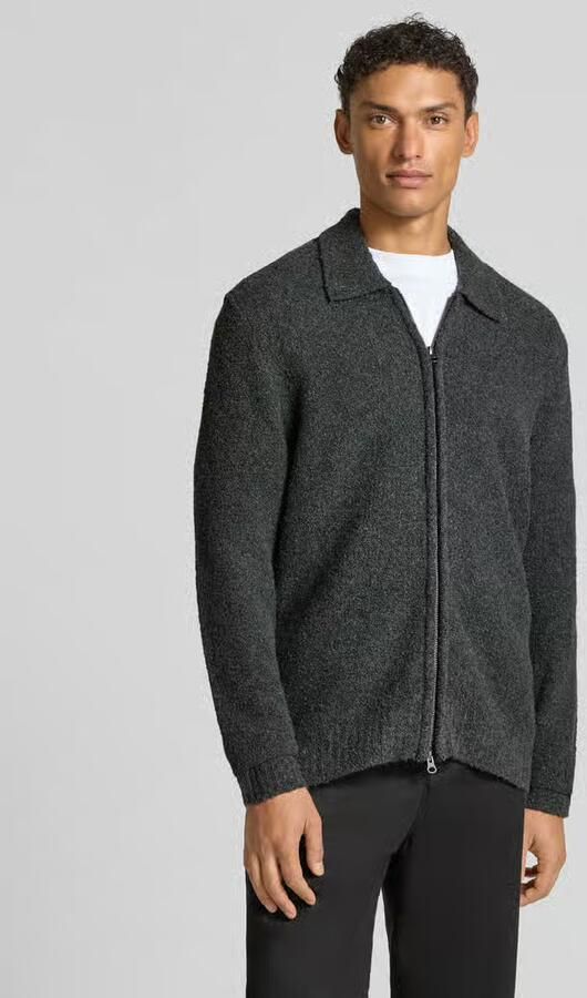 Wood Cardigan met tweewegsritssluiting model 'Andy' - Foto 2