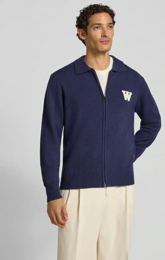 Wood Cardigan van wol met tweewegritssluiting model 'Tay' - Foto 3
