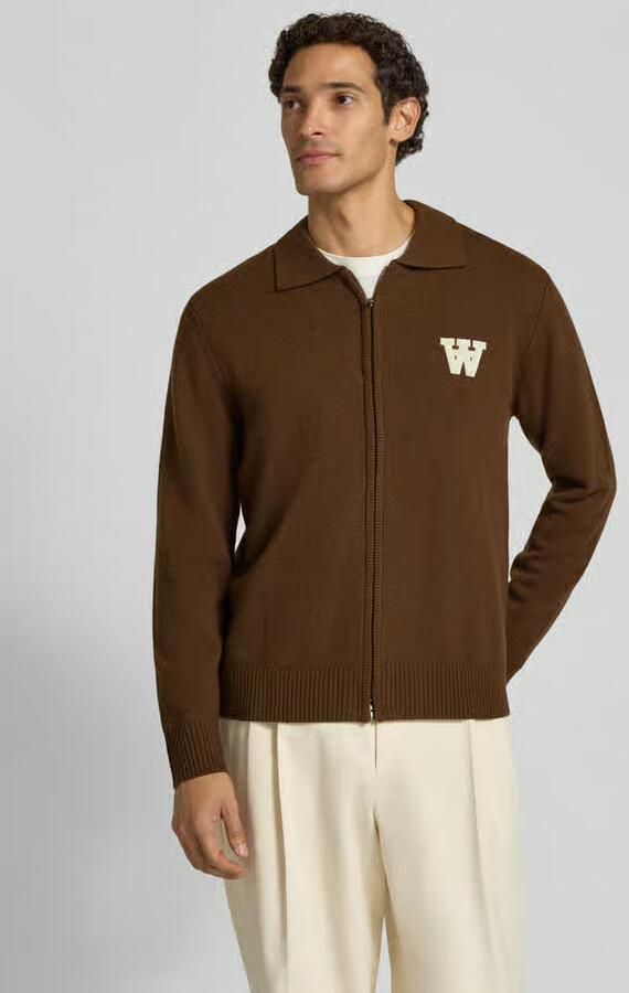Wood Cardigan van wol met tweewegritssluiting model 'Tay' - Foto 2
