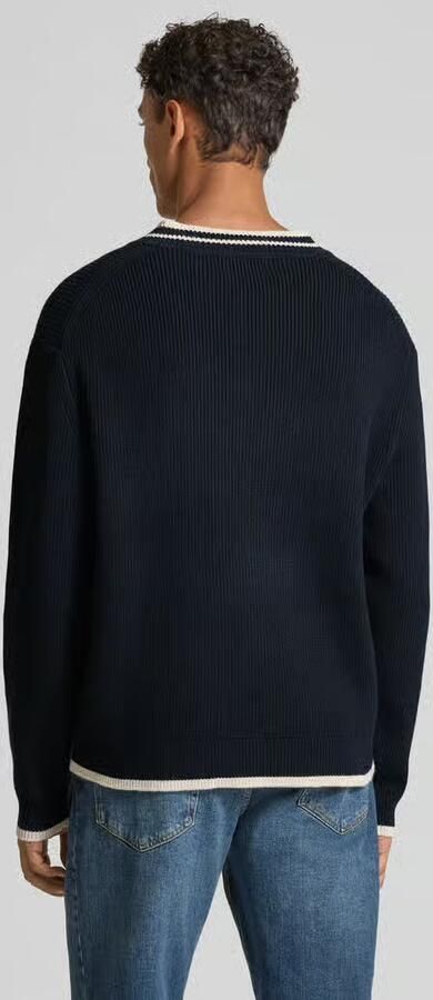 Wood Gebreide pullover met ribboorden model 'Cobek'