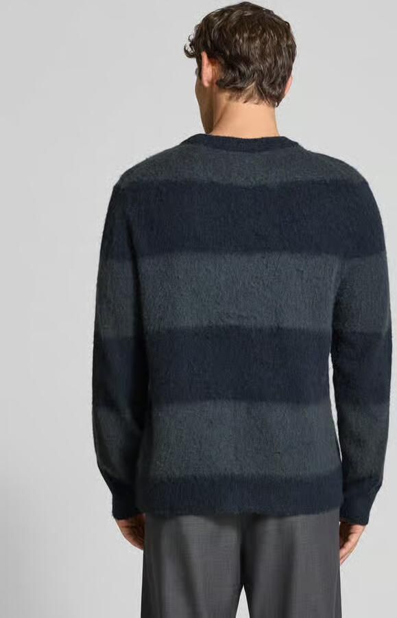 Wood Gebreide pullover met ribboorden model 'Levi'