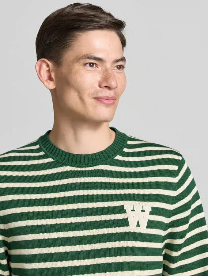 Wood Gebreide pullover met ronde hals