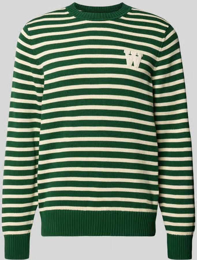 Wood Gebreide pullover met ronde hals - Foto 2