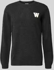 Wood Gebreide pullover van lamswol Model 'Tay'