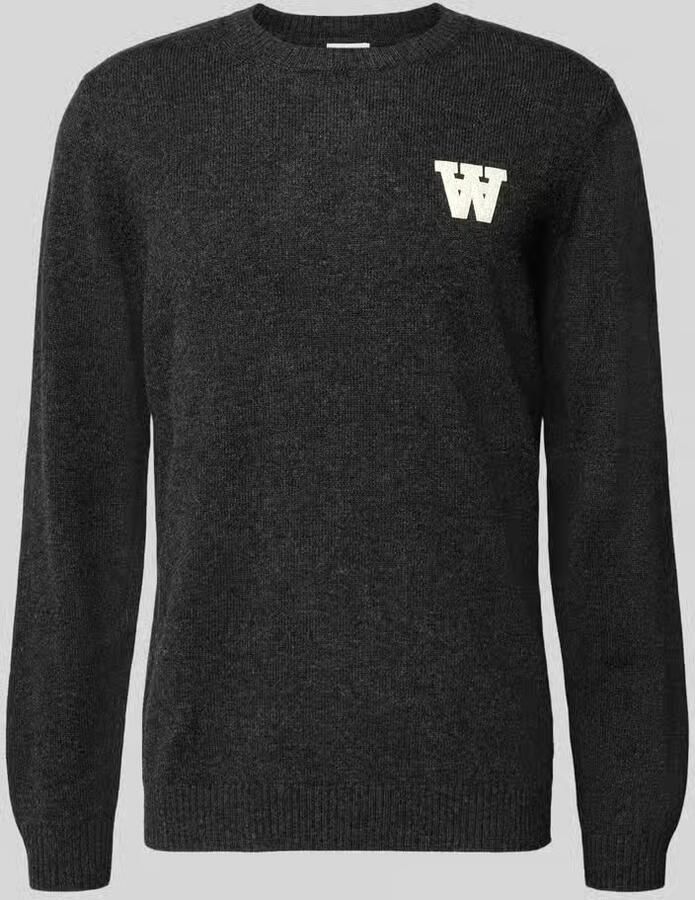 Wood Gebreide pullover van lamswol Model 'Tay' - Foto 2