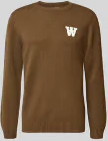 Wood Gebreide pullover van lamswol Model 'Tay'