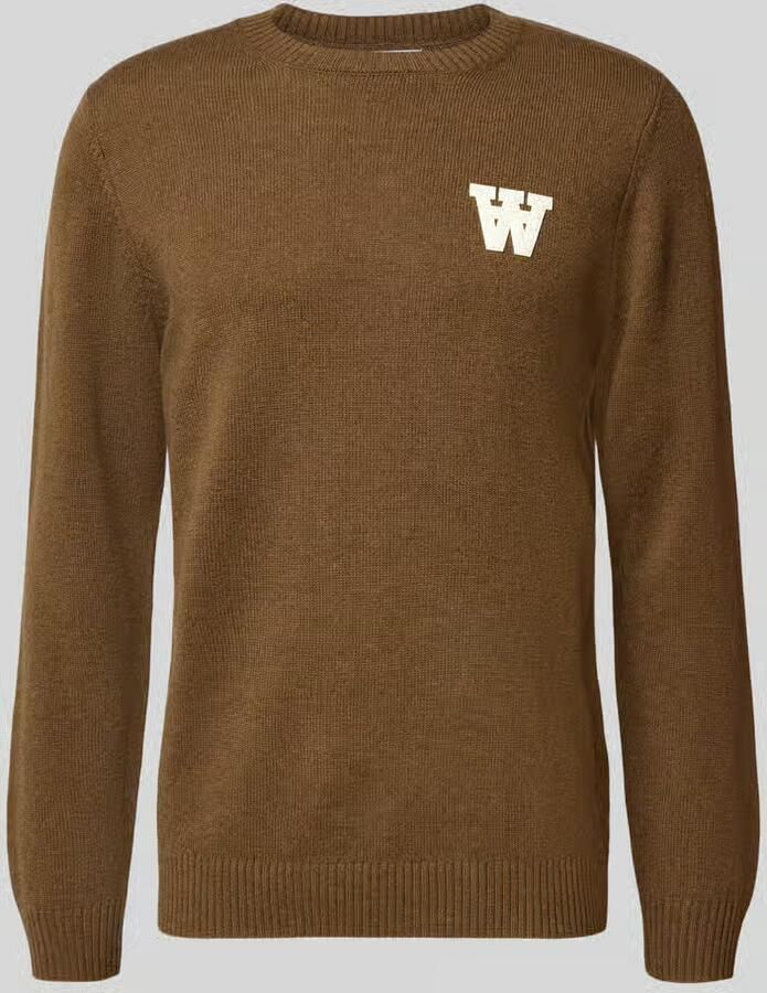 Wood Gebreide pullover van lamswol Model 'Tay' - Foto 2