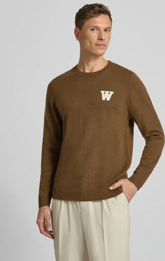 Wood Gebreide pullover van lamswol Model 'Tay' - Foto 2