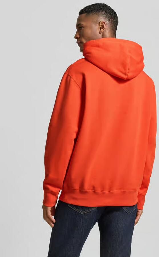 Wood Hoodie met logoprint en kangoeroezak - Foto 2