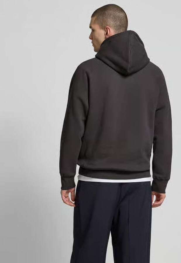 Wood Oversized hoodie met labelprint