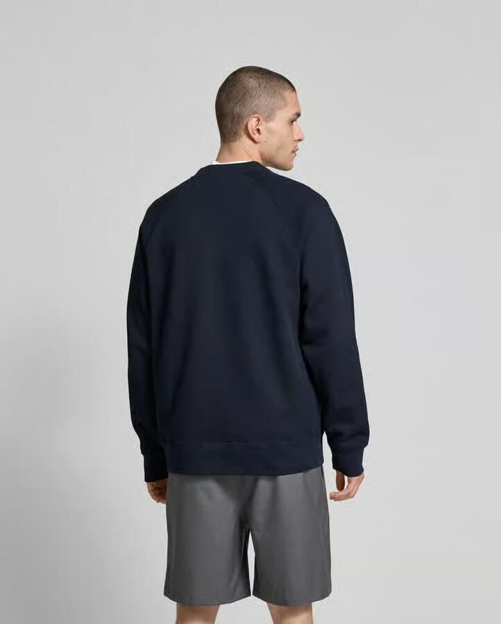 Wood Oversized sweatshirt met opstaande kraag