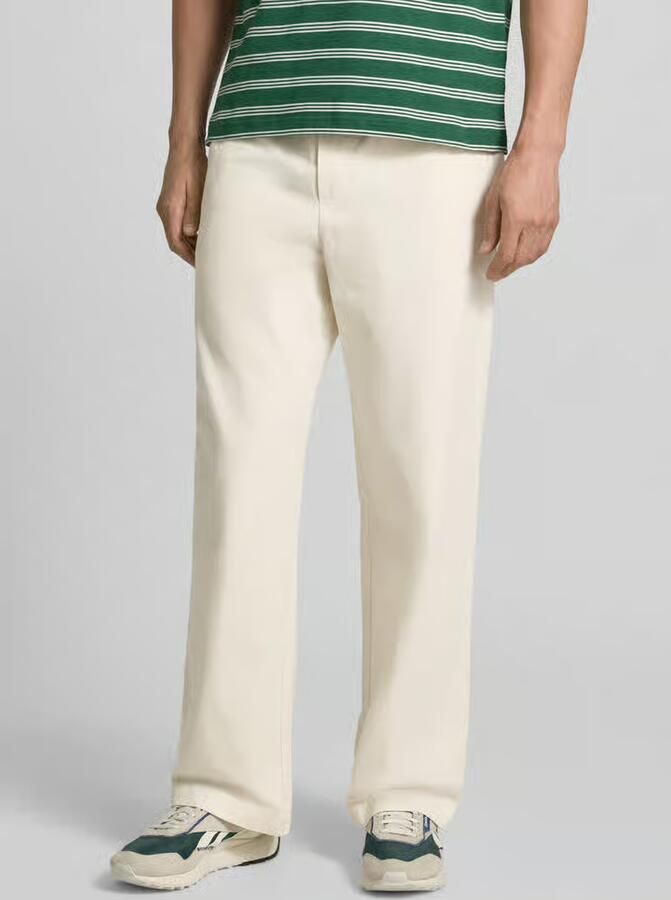 Wood regular fit broek met elastische band model 'Lax' - Foto 2