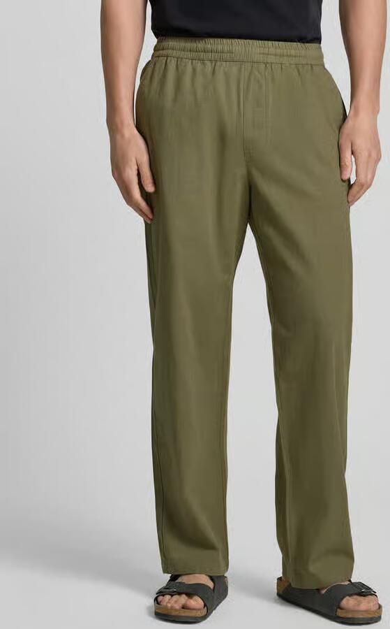 Wood regular fit broek met steekzakken - Foto 2