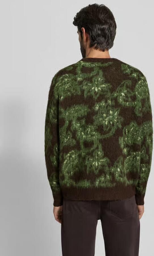 Wood Regular fit gebreide pullover met alpaca-gehalte model 'Herbert'