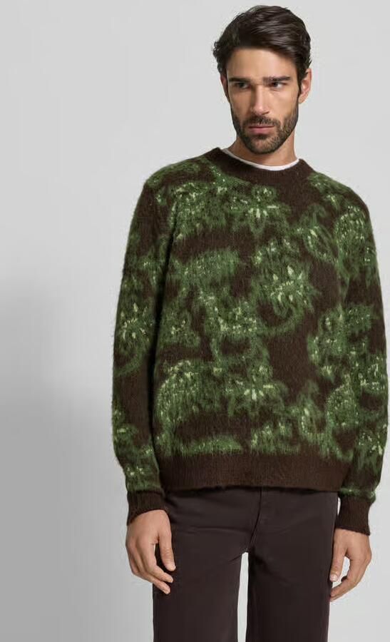Wood Regular fit gebreide pullover met alpaca-gehalte model 'Herbert' - Foto 4