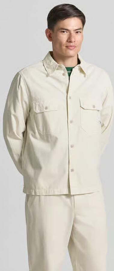 Wood regular fit overhemdjack met borstzakken model 'Clay' - Foto 3