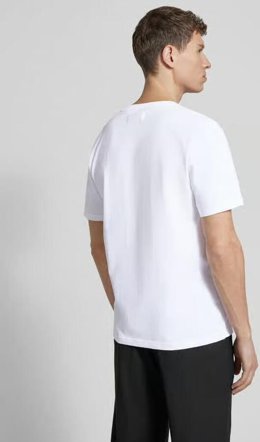 Wood Regular fit T-shirt met logoprint Model 'Bobby' - Foto 3