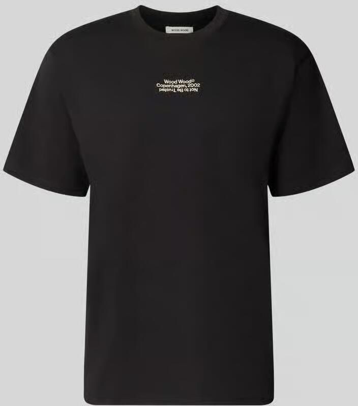 Wood Regular fit t-shirt van puur katoen model 'Oliver' - Foto 2