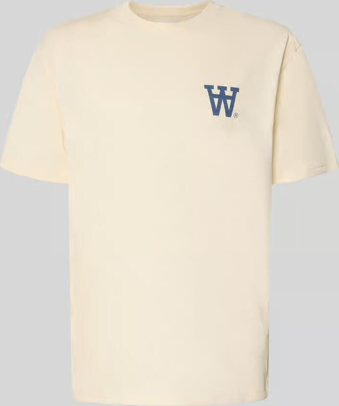 Wood relaxed fit T-shirt met logoprint model 'Liam'
