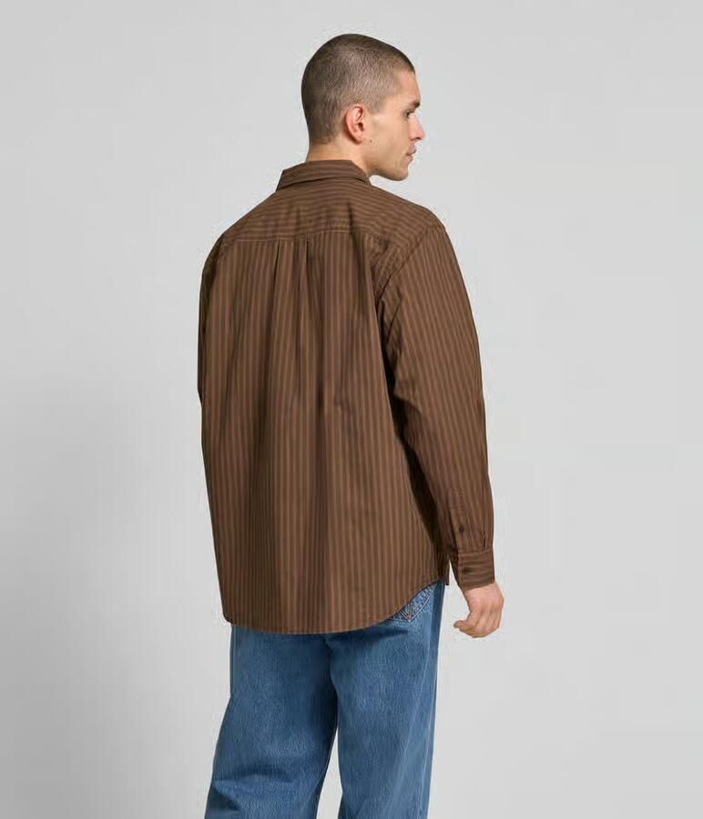 Wood Relaxed fit vrijetijdsoverhemd met borstzak