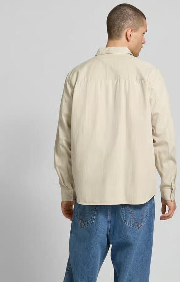 Wood Relaxed fit vrijetijdsoverhemd met borstzak