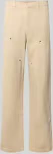 Wood Straight fit jeans met zakken op de pijp