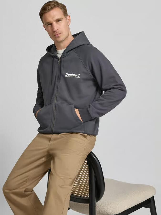 Wood Sweatjack met capuchon en ritssluiting model 'Sven' - Foto 2