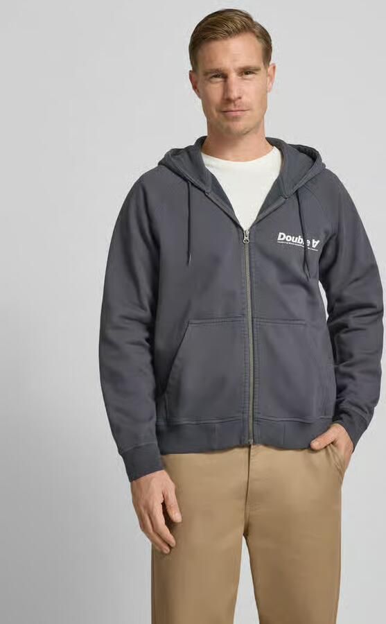 Wood Sweatjack met capuchon en ritssluiting model 'Sven' - Foto 4