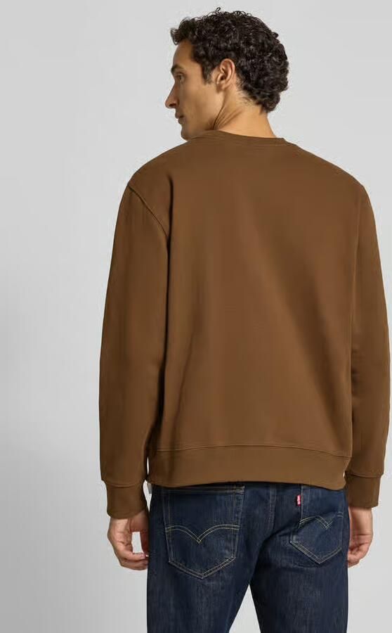 Wood Sweatshirt met labelprint model 'Colter' - Foto 2