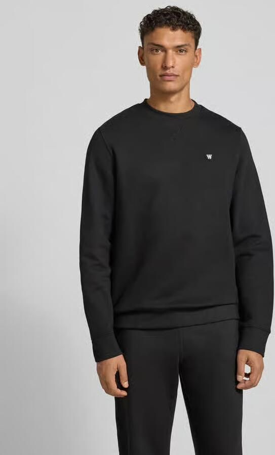Wood Sweatshirt met labelstitching model 'Tye' - Foto 2
