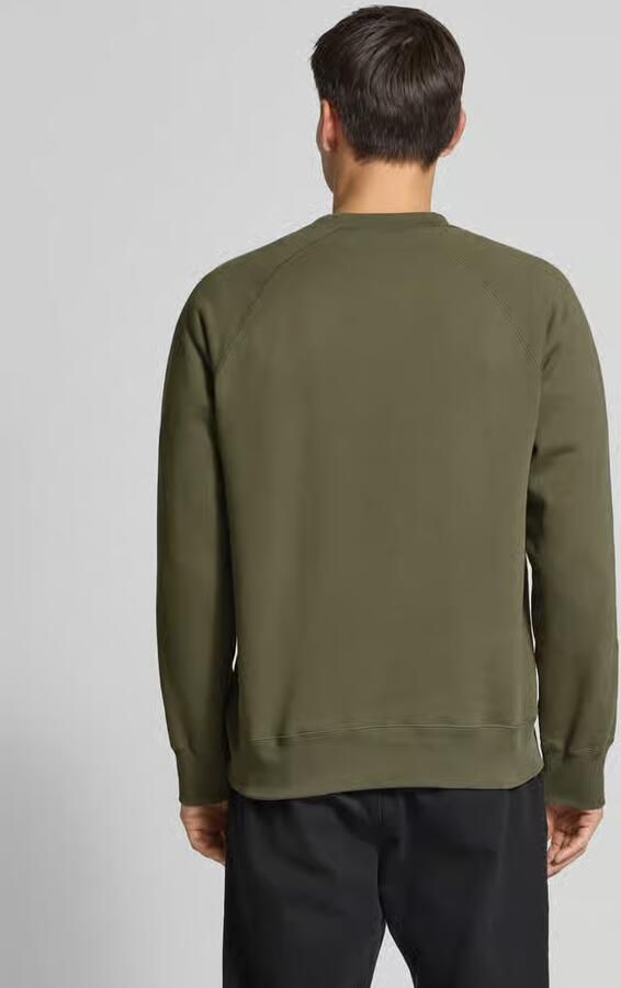 Wood Sweatshirt met motiefstitching model 'Hester'