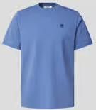 WOOD T-shirt met labelstitching
