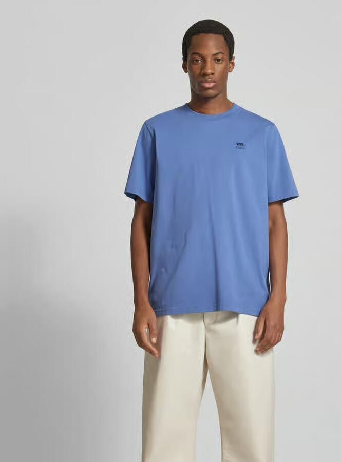 WOOD T-shirt met labelstitching - Foto 2