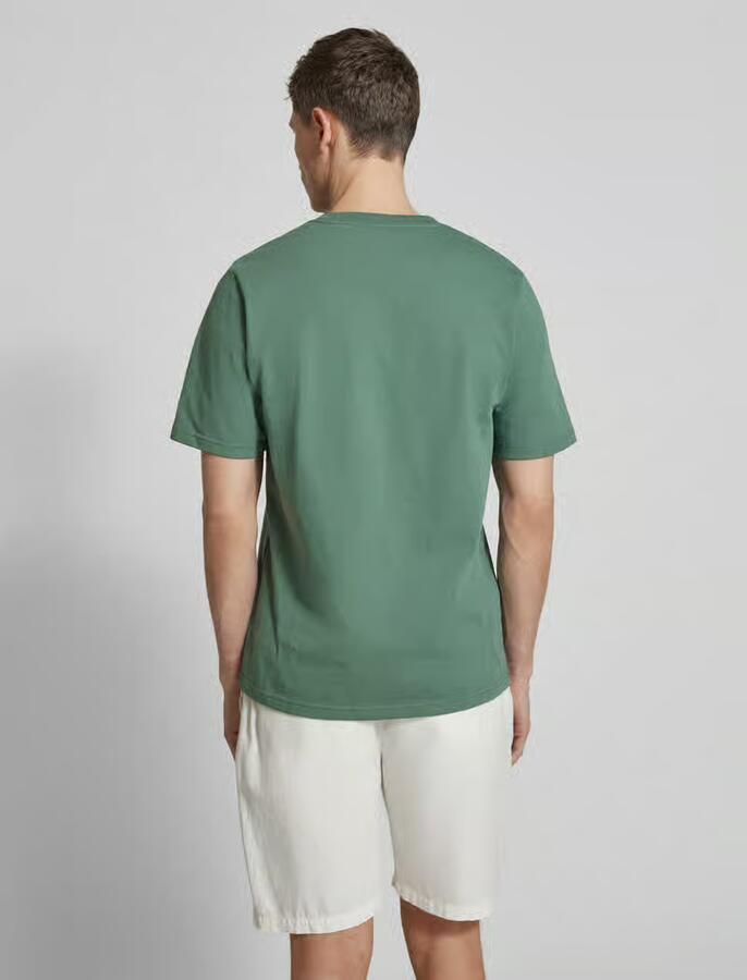 Wood T-shirt met labelstitching model 'Bobby' - Foto 2