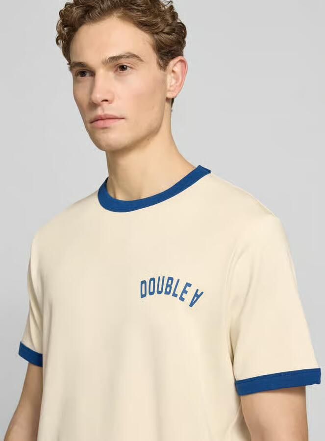 Wood T-shirt met ronde hals - Foto 3