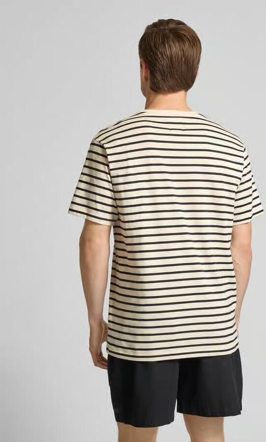 Wood T-shirt met ronde hals model 'Ace'