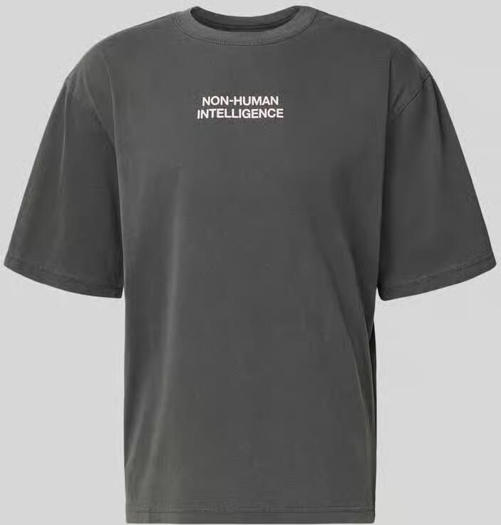 Wood T-shirt met ronde hals model 'Gary'