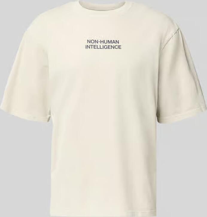 Wood T-shirt met ronde hals model 'Gary'